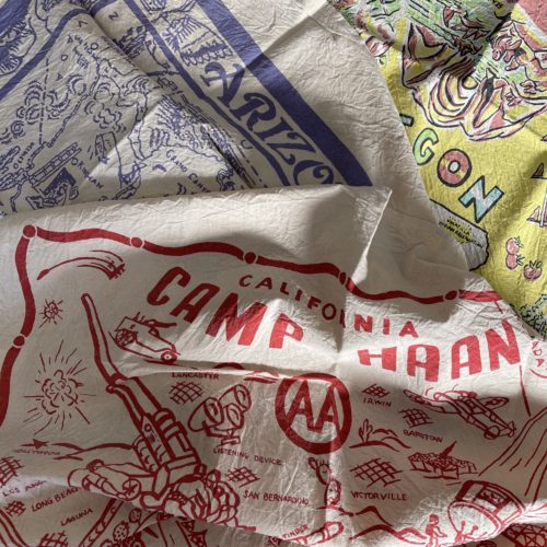 OLD MAP CLOTH